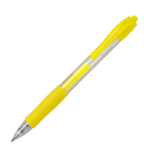 Roller gel a scatto G-2 - punta 0,7mm - giallo neon - Pilot