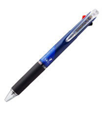 Roller Jetstream - fusto blu - punta 1,00 mm - 3 colori - Uni Mitsubishi