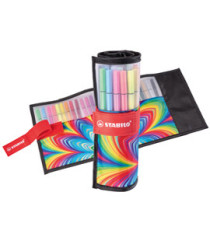 Rollerset arty line Pen 68 - punta in fibra - colori assortiti - Stabilo - conf. 25 pezzi Rollerset arty line Pen 68 - punta in fibra - colori assortiti - Stabilo - conf. 25 pezzi