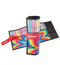 Rollerset arty line Pen 68 - punta in fibra - colori assortiti - Stabilo - conf. 25 pezzi Rollerset arty line Pen 68 - punta in fibra - colori assortiti - Stabilo - conf. 25 pezzi