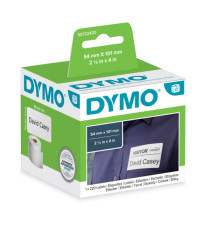 Rotolo 220 etichette LW - 990140 - 54 x 101 - carta - spedizione/badge - bianco - Dymo