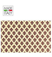 Rotolo Cartarivesto Rex Taco - lavabile - adesivo - 49 x 300 cm - giglio marrone - Rex Sadoch