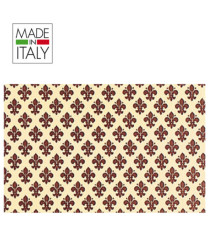 Rotolo Cartarivesto Rex Taco - lavabile - adesivo - 49 x 300 cm - giglio marrone - Rex Sadoch