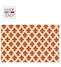 Rotolo Cartarivesto Rex Taco - lavabile - adesivo - 49 x 300 cm - giglio rosso - Rex Sadoch