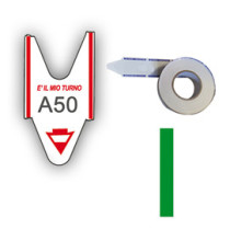 Rotolo da 2000 ticket per elimina code - verde - Printex - conf. 5 rotoli Rotolo da 2000 ticket per elimina code - verde - Printex - conf. 5 rotoli