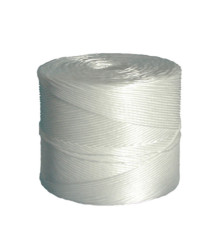 Rotolo di spago - diametro 2 mm - lunghezza 1000 m - 2 kg - fibra PPL - titolo 1/500 - bianco - Viva