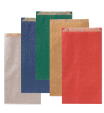 Sacchetti a soffietto - 8 x16+2,5 cm - colori scuri assortiti - Rex Sadoch - conf. 100 pezzi