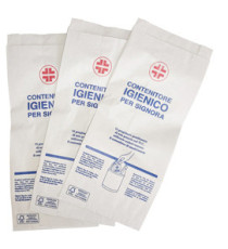 Sacchetti igienici - 28x12 cm - bianco - Mar Plast - conf. 200 pezzi Sacchetti igienici - 28x12 cm - bianco - Mar Plast - conf. 200 pezzi