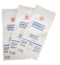 Sacchetti igienici - 28x12 cm - bianco - Mar Plast - conf. 200 pezzi Sacchetti igienici - 28x12 cm - bianco - Mar Plast - conf. 200 pezzi
