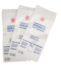Sacchetti igienici - 28x12 cm - bianco - Mar Plast - conf. 200 pezzi