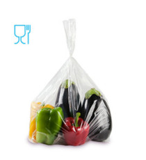 Sacchetti Rex per alimenti - 15 x 25 cm - 30 micron - PE - trasparente - Gandolfi - conf. 50 pezzi