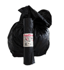 Sacchi - 55 x 70 cm - 38 L - 19 micron - nero - Rolsac - conf. 30 pezzi Sacchi - 55 x 70 cm - 38 L - 19 micron - nero - Rolsac - conf. 30 pezzi