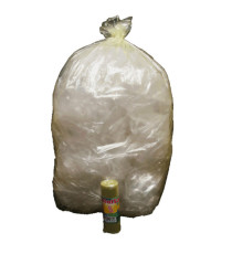 Sacchi - 70 x 110 cm - 110 L - 22 micron - giallo trasparente - Rolsac - conf. 10 pezzi Sacchi - 70 x 110 cm - 110 L - 22 micron - giallo trasparente - Rolsac - conf. 10 pezzi