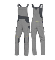 Salopette da lavoro Mach 2 - tela/poliestere/cotone - taglia M - grigio chiaro/grigio scuro - Deltaplus Salopette da lavoro Mach 2 - tela/poliestere/cotone - taglia M - grigio chiaro/grigio scuro - Deltaplus