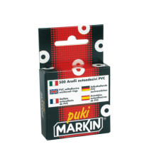 Salvabuchi adesivi - trasparente - Markin - conf. 500 pezzi