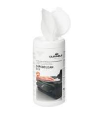 Salvietta detergente per superfici in plastica SUPERCLEAN BOX - Durable - conf. 100 pezzi Salvietta detergente per superfici in plastica SUPERCLEAN BOX - Durable - conf. 100 pezzi