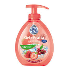 Sapone Gel - liquido - fragola/ciliegia - 300 ml - Fresh&Clean Sapone Gel - liquido - fragola/ciliegia - 300 ml - Fresh&Clean