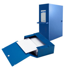 Scatola archivio Big - con maniglia - dorso 12 cm - 25 x 35 cm - blu - Sei Rota Scatola archivio Big - con maniglia - dorso 12 cm - 25 x 35 cm - blu - Sei Rota