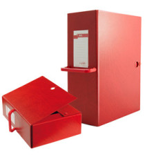 Scatola archivio Big 120 - con maniglia - dorso 12 cm - 25 x 35 cm - rosso - Sei Rota