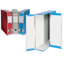 Scatola archivio Box1 - dorso 9 cm - 37,5x29,5 cm - rosso - Resisto Scatola archivio Box1 - dorso 9 cm - 37,5x29,5 cm - rosso - Resisto