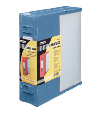 Scatola archivio Combi Box E600 - dorso 9 cm - 29,8x36,2 cm - blu - Fellowes Scatola archivio Combi Box E600 - dorso 9 cm - 29,8x36,2 cm - blu - Fellowes