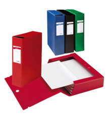 Scatola archivio Scatto - dorso 8 cm - 25 x 35 cm - nero - Sei Rota