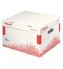 Scatola container Speedbox - Medium - 32,5x36,7cm - dorso 26,3 cm - Esselte Scatola container Speedbox - Medium - 32,5x36,7cm - dorso 26,3 cm - Esselte