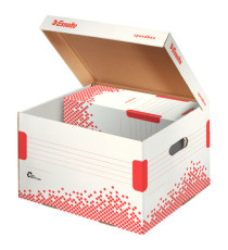 Scatola container Speedbox - Medium - 32,5x36,7cm - dorso 26,3 cm - Esselte Scatola container Speedbox - Medium - 32,5x36,7cm - dorso 26,3 cm - Esselte