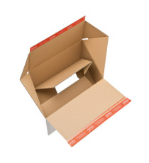 Scatola e-commerce - per spedizioni - 38,9 x 32,4 x 32 cm - cartone - bianco - ColomPac