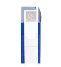 Scatola per archivio box - con bottone - 25x33 cm - dorso 4 cm - blu - Exacompta Scatola per archivio box - con bottone - 25x33 cm - dorso 4 cm - blu - Exacompta