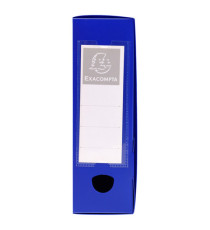Scatola per archivio box - con bottone - 25x33 cm - dorso 8 cm - blu - Exacompta Scatola per archivio box - con bottone - 25x33 cm - dorso 8 cm - blu - Exacompta