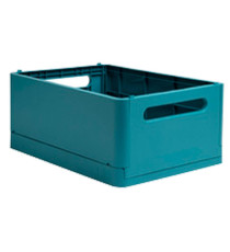 Scatola pieghevole The Smart Case maxi Skandi - 37,5 x 27,5 x 16,3 cm - blu pacifico - Exacompta Scatola pieghevole The Smart Case maxi Skandi - 37,5 x 27,5 x 16,3 cm - blu pacifico - Exacompta