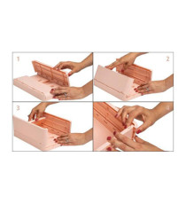 Scatola pieghevole The Smart Case midi Skandi  - 27,6 x 18,8 x 12 cm - nude - Exacompta Scatola pieghevole The Smart Case midi Skandi  - 27,6 x 18,8 x 12 cm - nude - Exacompta