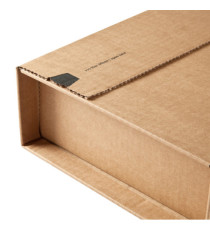 Scatola postale CP 020 - fustellata - A3 - 45,5 x 32 x 7 cm - cartone microonda - avana - ColomPac