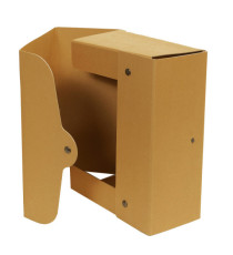 Scatola progetto - dorso 12 cm - 25 x 35 cm - cartone FSC - avana - Starline