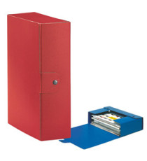 Scatola progetto Eurobox - dorso 10 cm - 25x35 cm - rosso - Esselte
