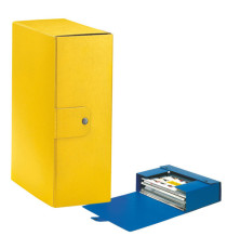 Scatola progetto Eurobox - dorso 12 cm - 25 x 35 cm - giallo - Esselte