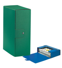 Scatola progetto Eurobox - dorso 12 cm - 25x35 cm - verde - Esselte