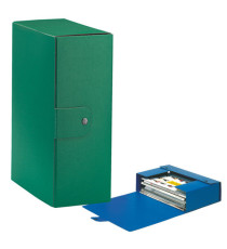 Scatola progetto Eurobox - dorso 12 cm - 25x35 cm - verde - Esselte