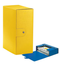 Scatola progetto Eurobox - dorso 15 cm - 25x35 cm - giallo - Esselte Scatola progetto Eurobox - dorso 15 cm - 25x35 cm - giallo - Esselte