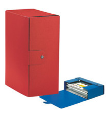 Scatola progetto Eurobox - dorso 15 cm - 25x35 cm - rosso - Esselte Scatola progetto Eurobox - dorso 15 cm - 25x35 cm - rosso - Esselte