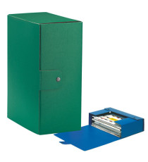 Scatola progetto Eurobox - dorso 15 cm - 25x35 cm - verde - Esselte Scatola progetto Eurobox - dorso 15 cm - 25x35 cm - verde - Esselte