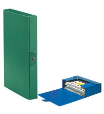 Scatola progetto Eurobox - dorso 4 cm - 25x35 cm - verde - Esselte Scatola progetto Eurobox - dorso 4 cm - 25x35 cm - verde - Esselte