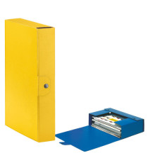 Scatola progetto Eurobox - dorso 6 cm - 25x35 cm - giallo - Esselte Scatola progetto Eurobox - dorso 6 cm - 25x35 cm - giallo - Esselte