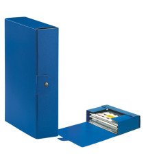 Scatola progetto Eurobox - dorso 8 cm - 25x35 cm - blu - Esselte Scatola progetto Eurobox - dorso 8 cm - 25x35 cm - blu - Esselte