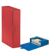 Scatola progetto Eurobox - dorso 8 cm - 25x35 cm - rosso - Esselte Scatola progetto Eurobox - dorso 8 cm - 25x35 cm - rosso - Esselte