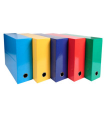 Scatola progetto Iderama - 5 colori assortiti classici - dorso 90mm - 25x33cm - Exacompta Scatola progetto Iderama - 5 colori assortiti classici - dorso 90mm - 25x33cm - Exacompta