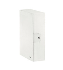 Scatola progetto WOW - dorso 10 cm - bianco metallizzato - Leitz Scatola progetto WOW - dorso 10 cm - bianco metallizzato - Leitz