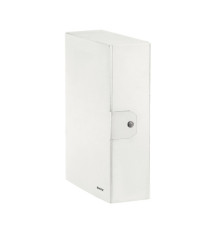 Scatola progetto WOW - dorso 10 cm - bianco metallizzato - Leitz Scatola progetto WOW - dorso 10 cm - bianco metallizzato - Leitz