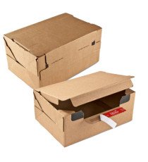 Scatola Return Box CP 069 - M - 28,2 x 19,1 x 14 cm - cartone - avana - ColomPac